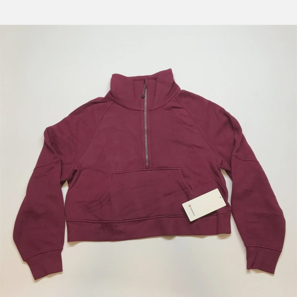 Lululemon M/LG Funnel neck half-zip hoodie/pull over